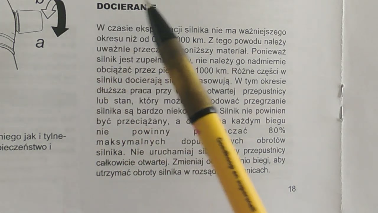 QJ Motor 125 srv jak prawidłowo docierać silnik