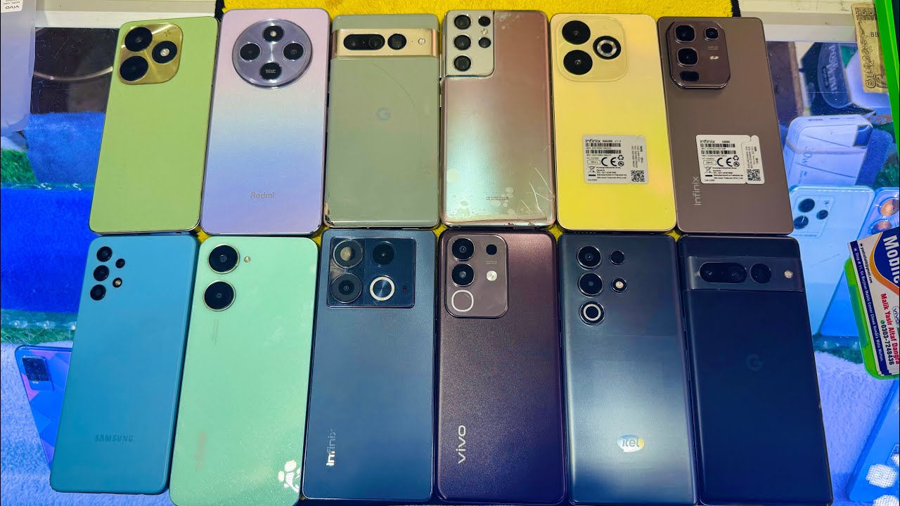 Infinx hot60proplus note50 note40 smart 8 tecno spark20 ital s25ultra vivo y29 y03t redmi 14c google