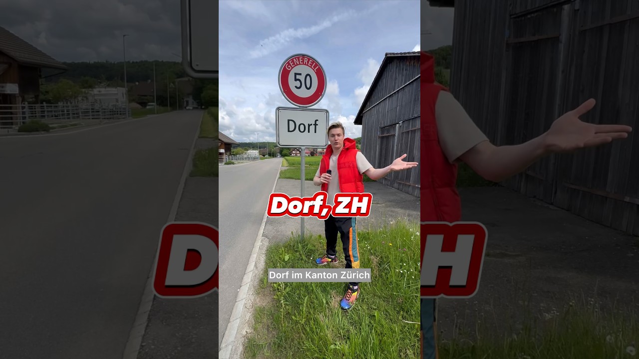 Der speziellste Dorfname der Schweiz! 🇨🇭 #dorf #zürich #dorfkind #ort #name #einzigartig #schweiz