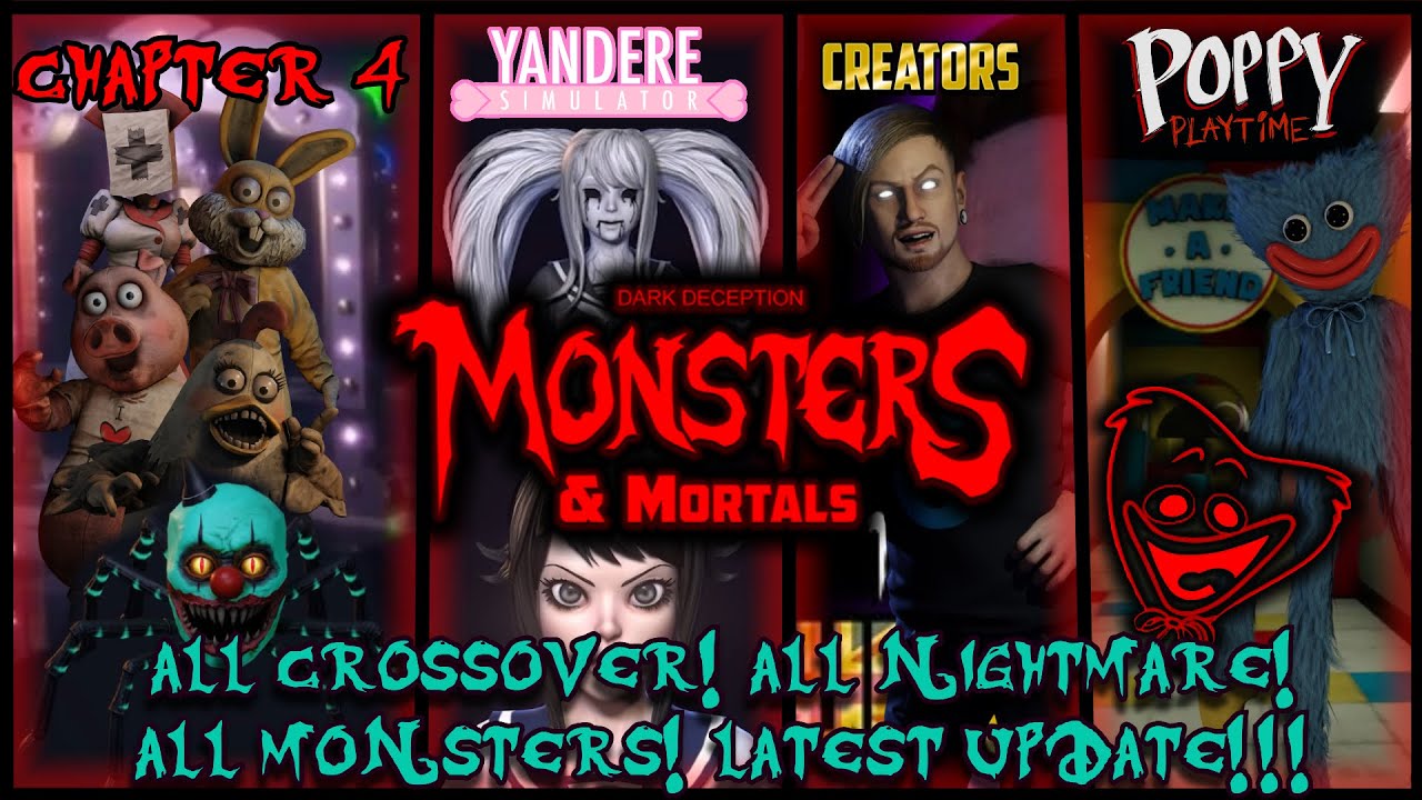 Dark Deception: Monsters & Mortals - All Nightmares (Poppy Playtime Join The Battle!!)