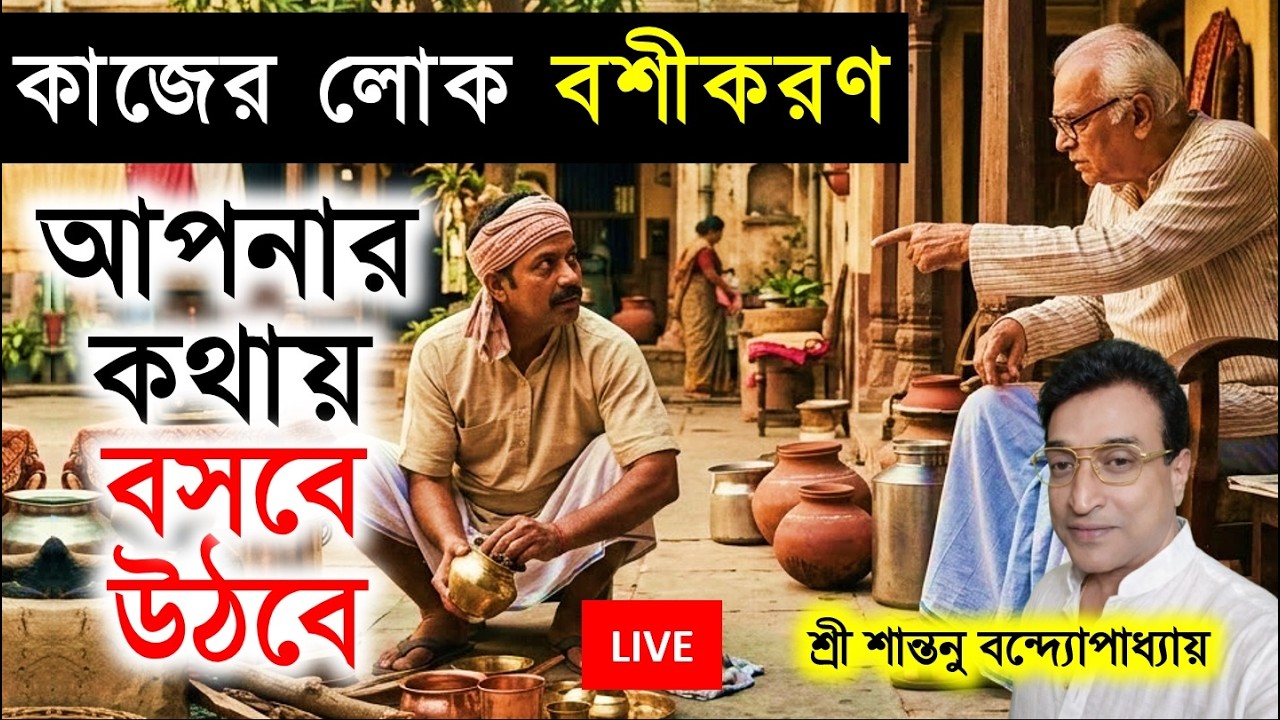 কাজের লোক আপনার কোথায় উঠবে বসবে। Worker Vashikaran Totka | Santanu Banerjee Live