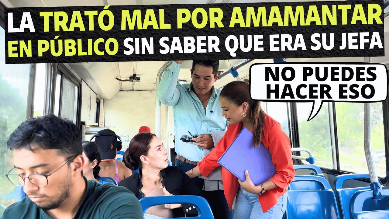 La trató mal por amamantar en publico sin saber que era su jefa.