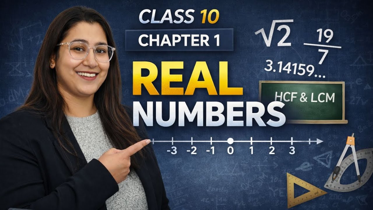 Real Numbers Class 10 | Chapter 1 Maths | Rapid Revision | Board Exam Focus