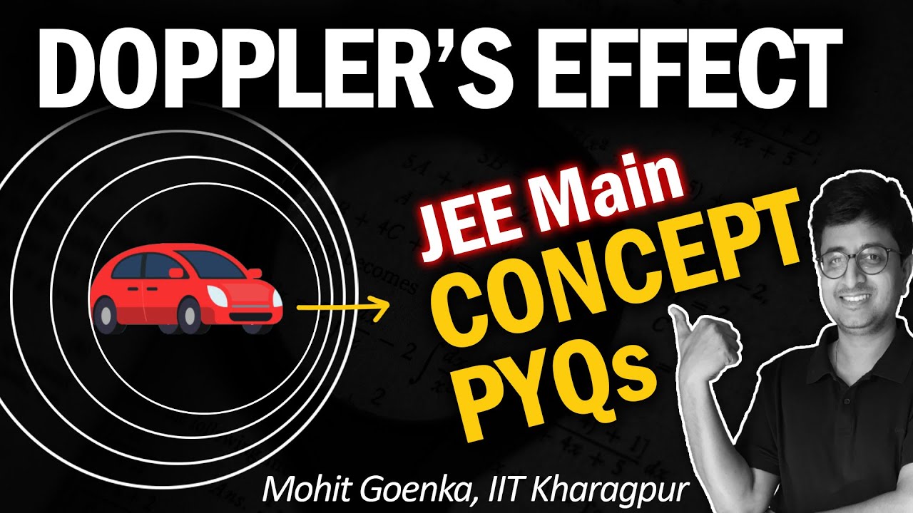Doppler's Effect | How to apply Formulae ? | JEE Main PYQs | All cases discussed | JEE Physics