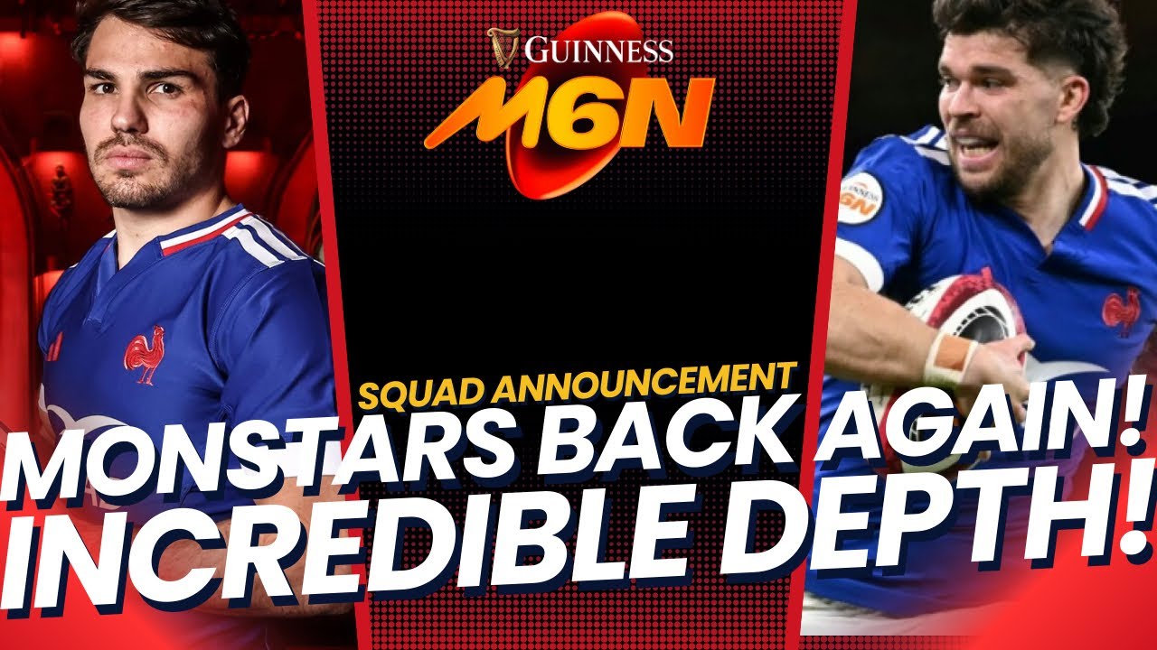 FRANCE Name MONSTER Squad 😱 FRANCE VS SCOTLAND | Six Nations 2026 | 6 NATIONS