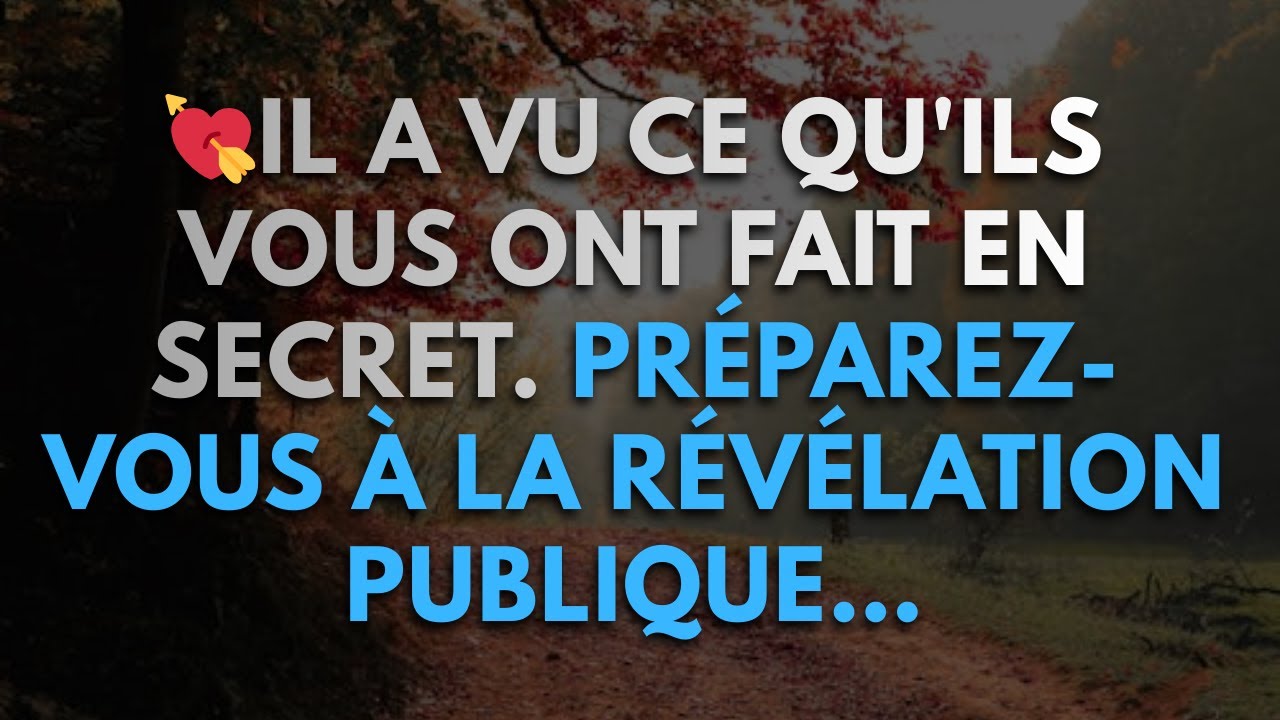 💘Il a vu ce qu'ils vous ont fait en secret. Préparez-vous à la révélation publique…