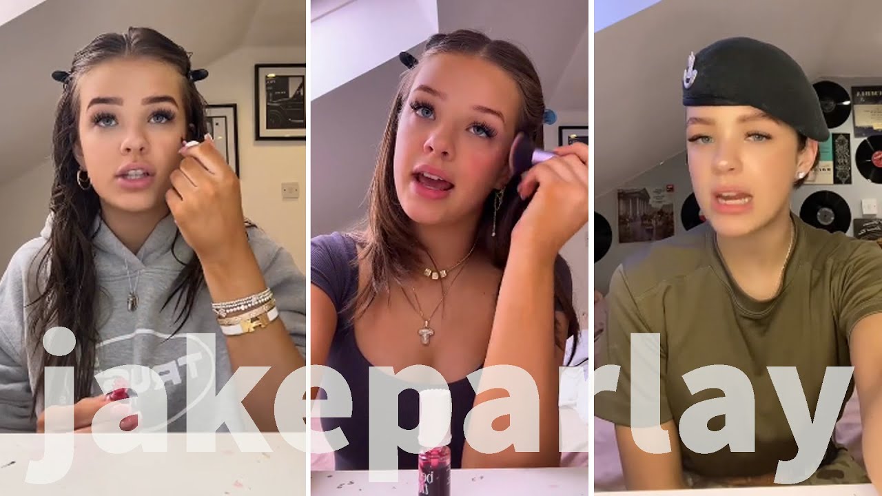 Tallulah Metcalfe Tiktok Compilation - GRWM (Get Ready With Me)❤️(Skincare, Makeup, Outfits) 516🥰
