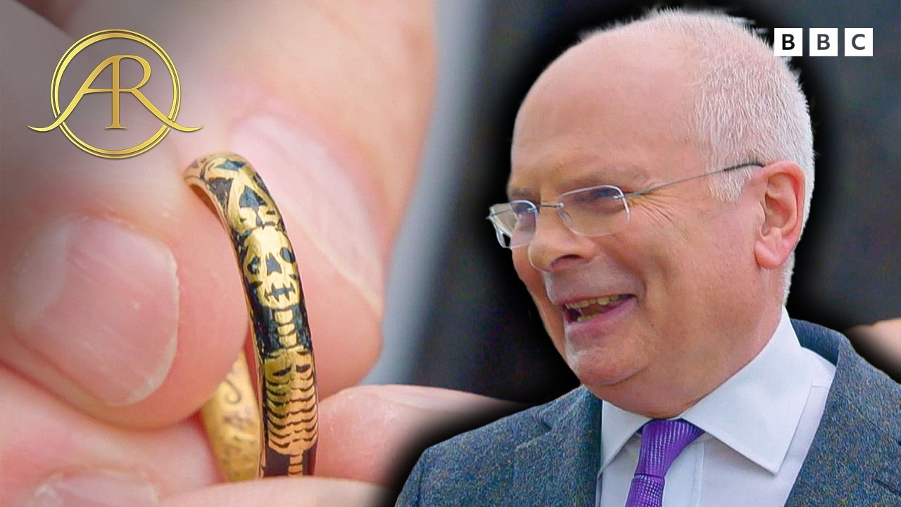 Rare 1727 Memento Mori Ring Leaves Geoffrey Munn Delighted | Antiques Roadshow UK