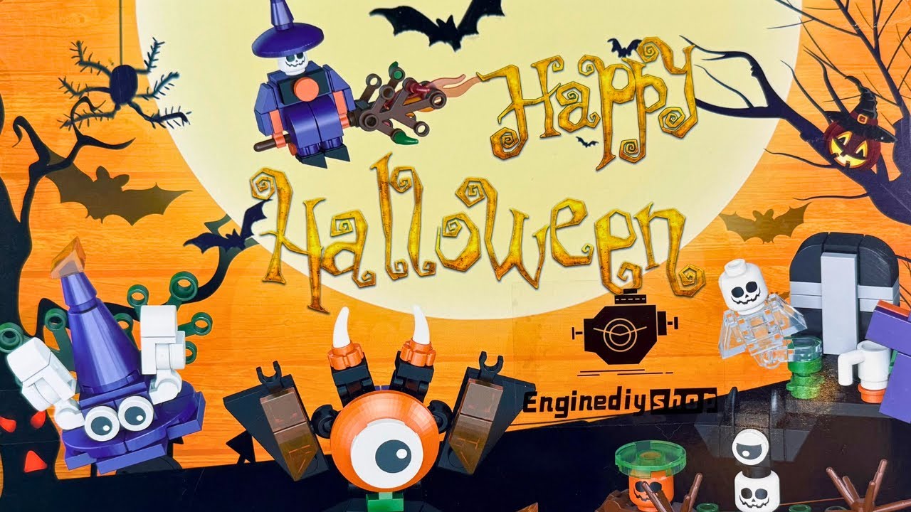 24 Halloween Monsters in One Box 🎃 | Magic Toy Building Marathon