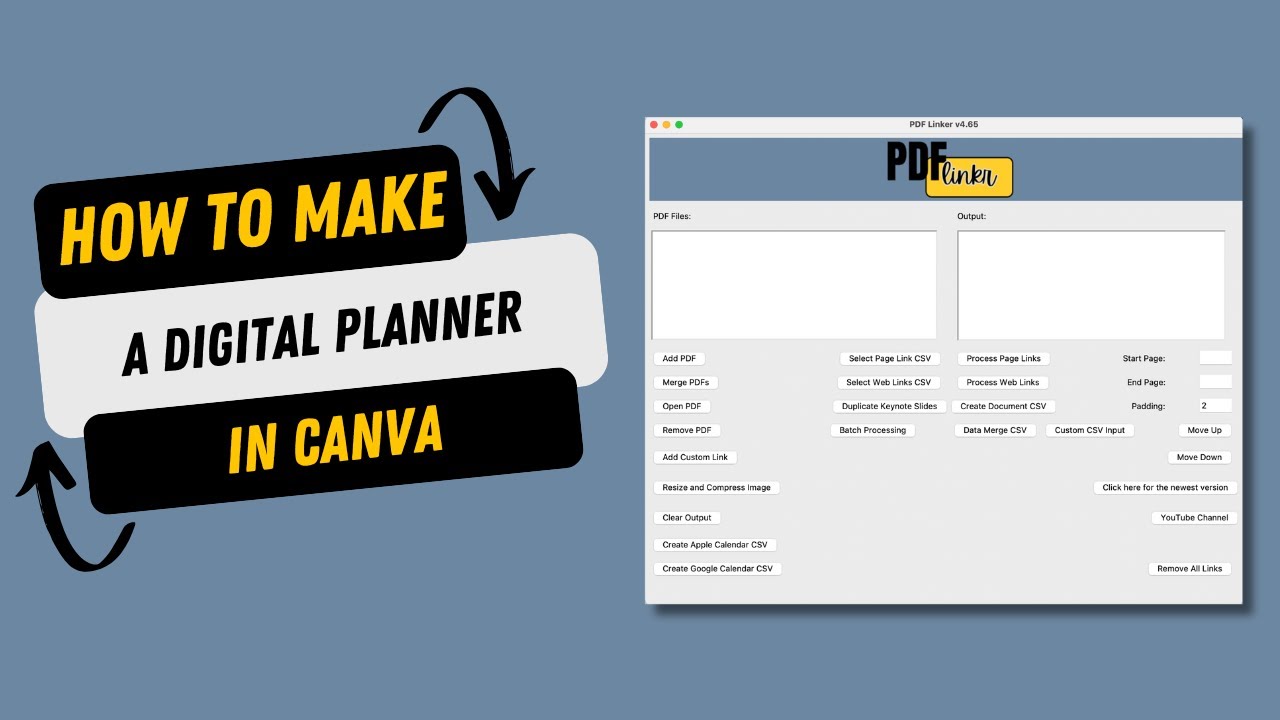 How to Make a Digital Planner in Canva (Clickable & Ready to Sell)