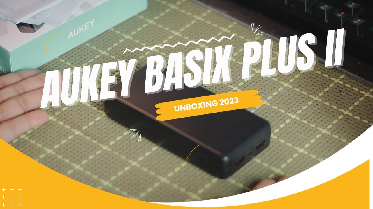 [UNBOXING] AUKEY BASIX PLUS II 20.000 mAh Fast Charging Power Bank
