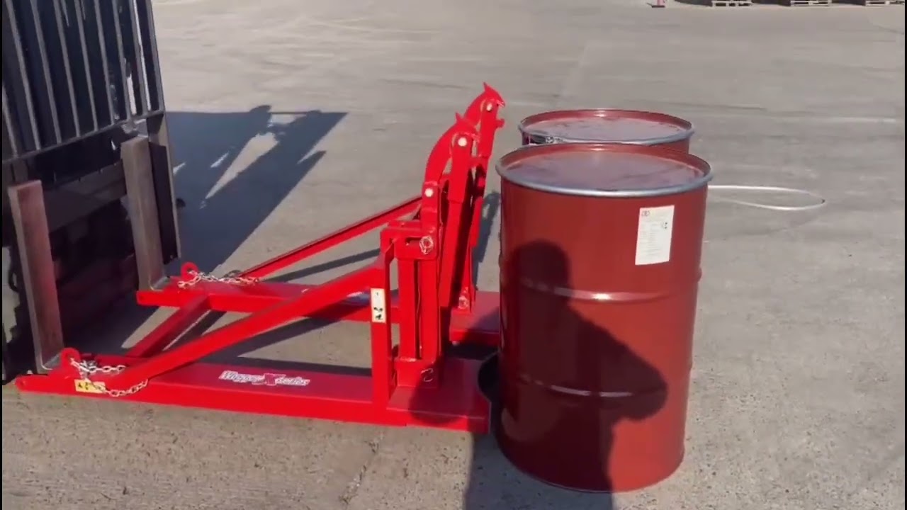 Wagger Metal Varil Taşıma Ataşmanı (Metal Drum Clamp)