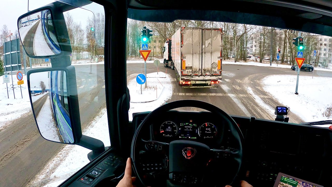 POV Driving Scania S560 - Finland Turku