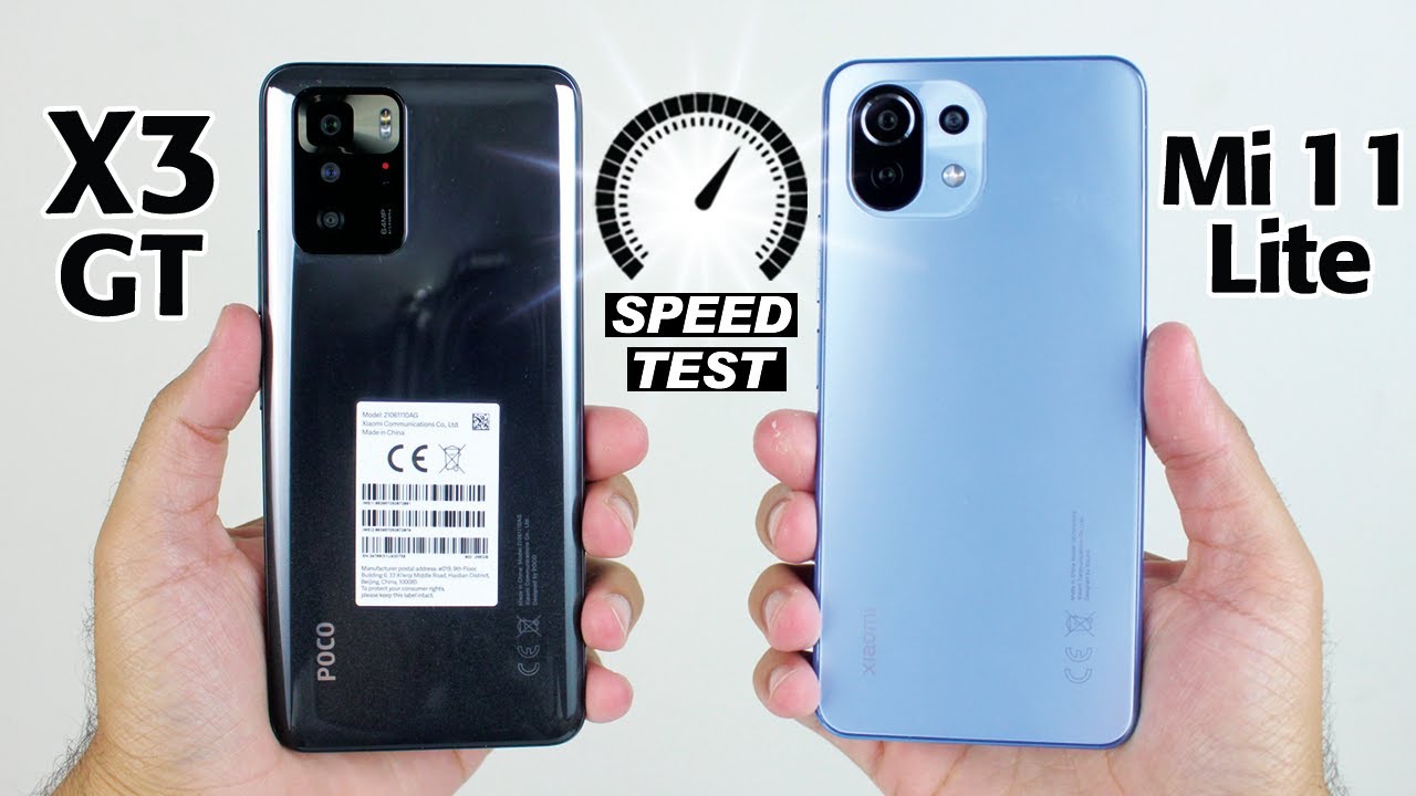 Poco X3 GT vs Mi 11 Lite SPEED TEST! Dimensity 1100 vs Snapdragon 732g 😱