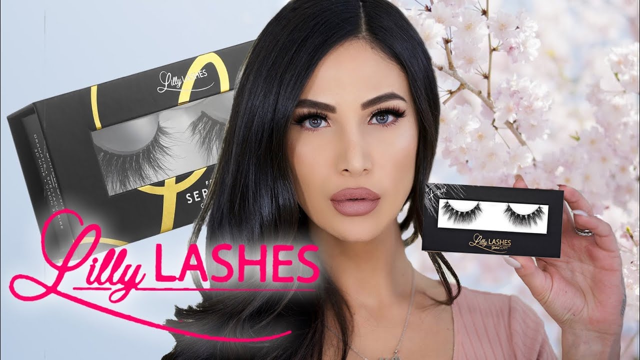 BEST SELLING Lilly Lashes Try On Haul 2020 - MIAMI, MYKONOS, and MORE + easy lash application tricks