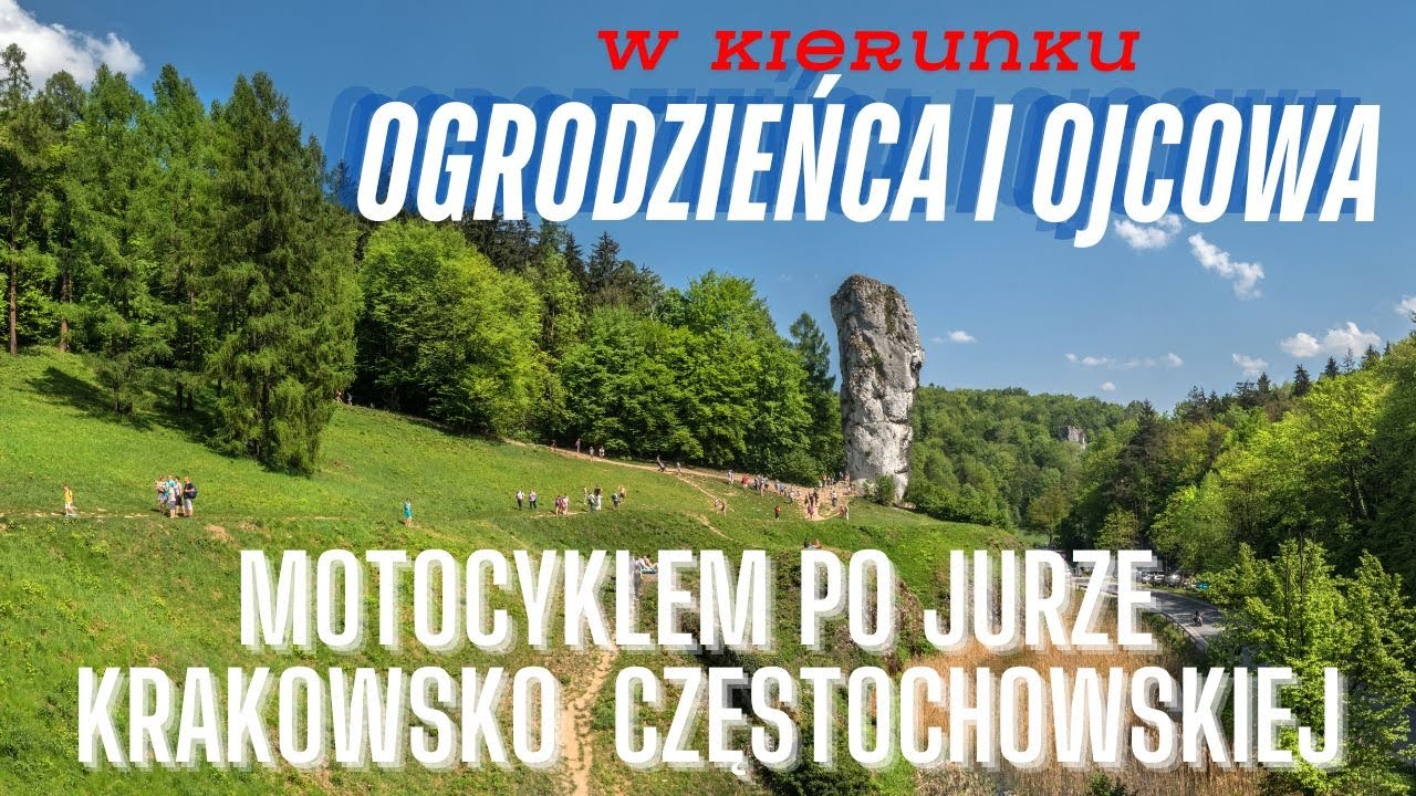 trasa motocyklowa po Jurze Krakowsko Częstochowskiej na 5 motocykli
