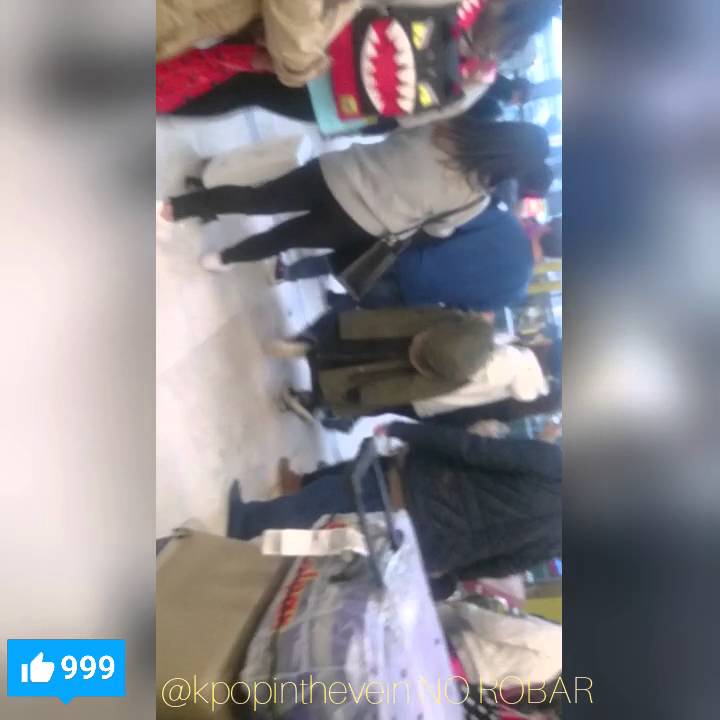 B1A4 IN MADRID [Barajas-Airport] 12-12-15