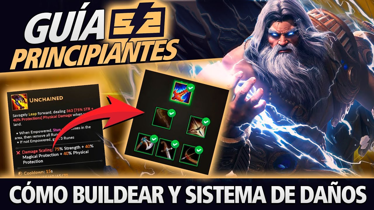GUÍA SMITE 2 - COMO BUILDEAR y SISTEMA DE DAÑOS