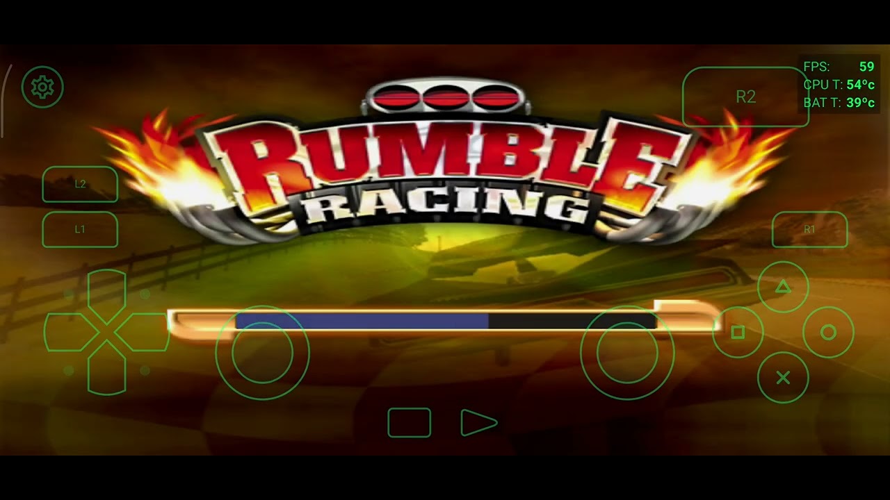 Rumble racing ps2 mobile game play 