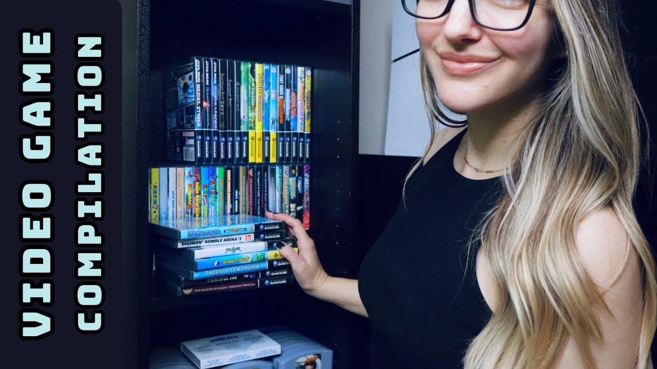 ASMR Organizing & Cleaning Video Game Collection 🎮⭐ COMPILATION