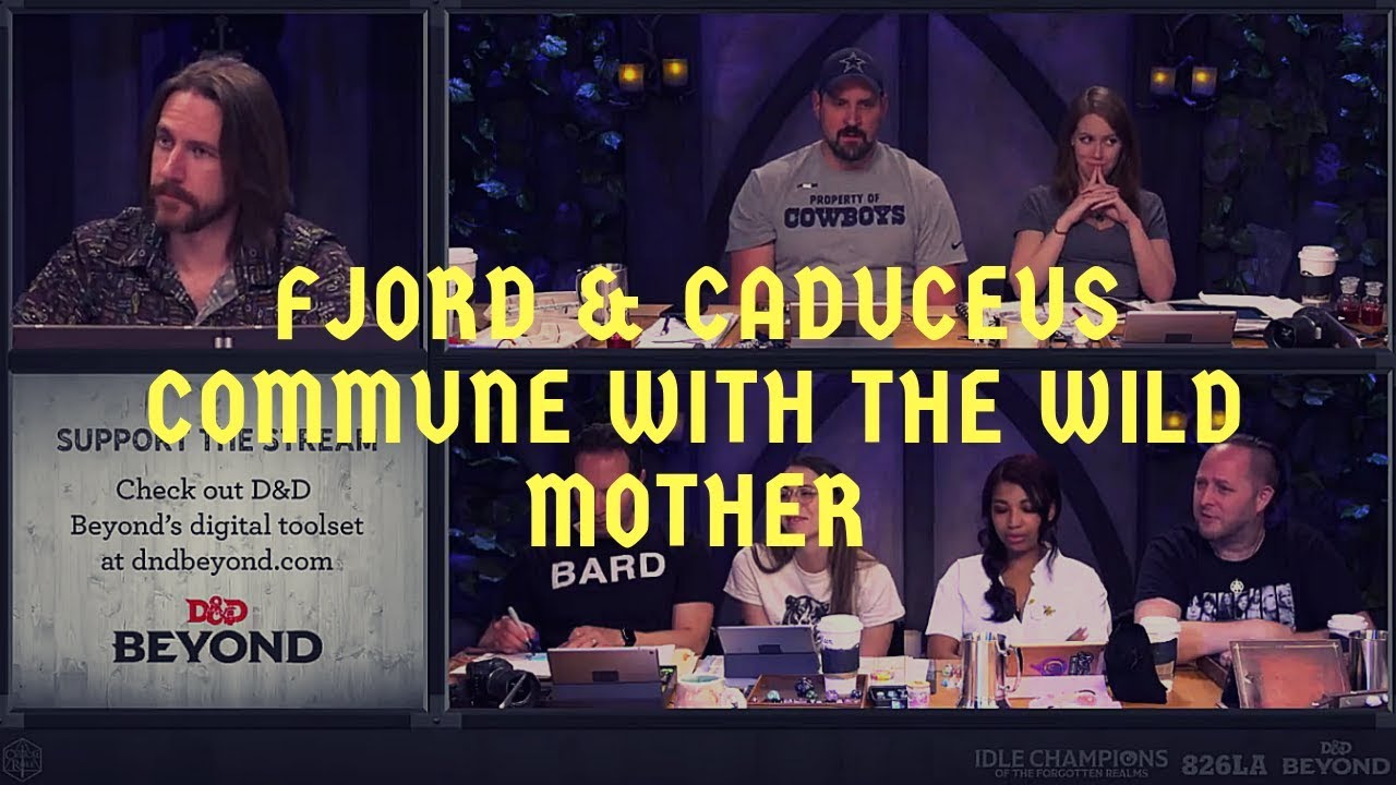 Fjord and Caduceus commune with the Wild Mother