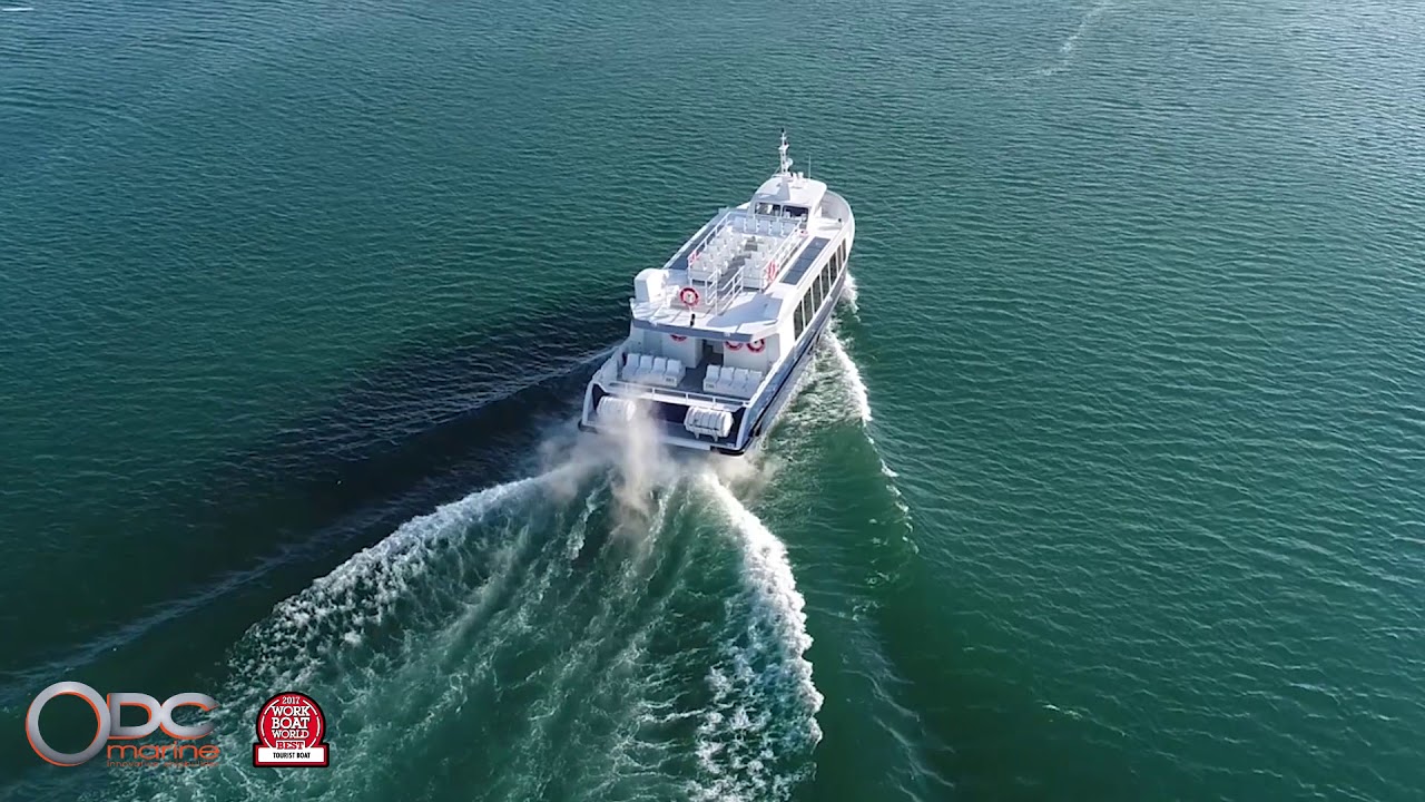 Essais en mer vedette à passagers ODC Marine 20 mètres 150 places