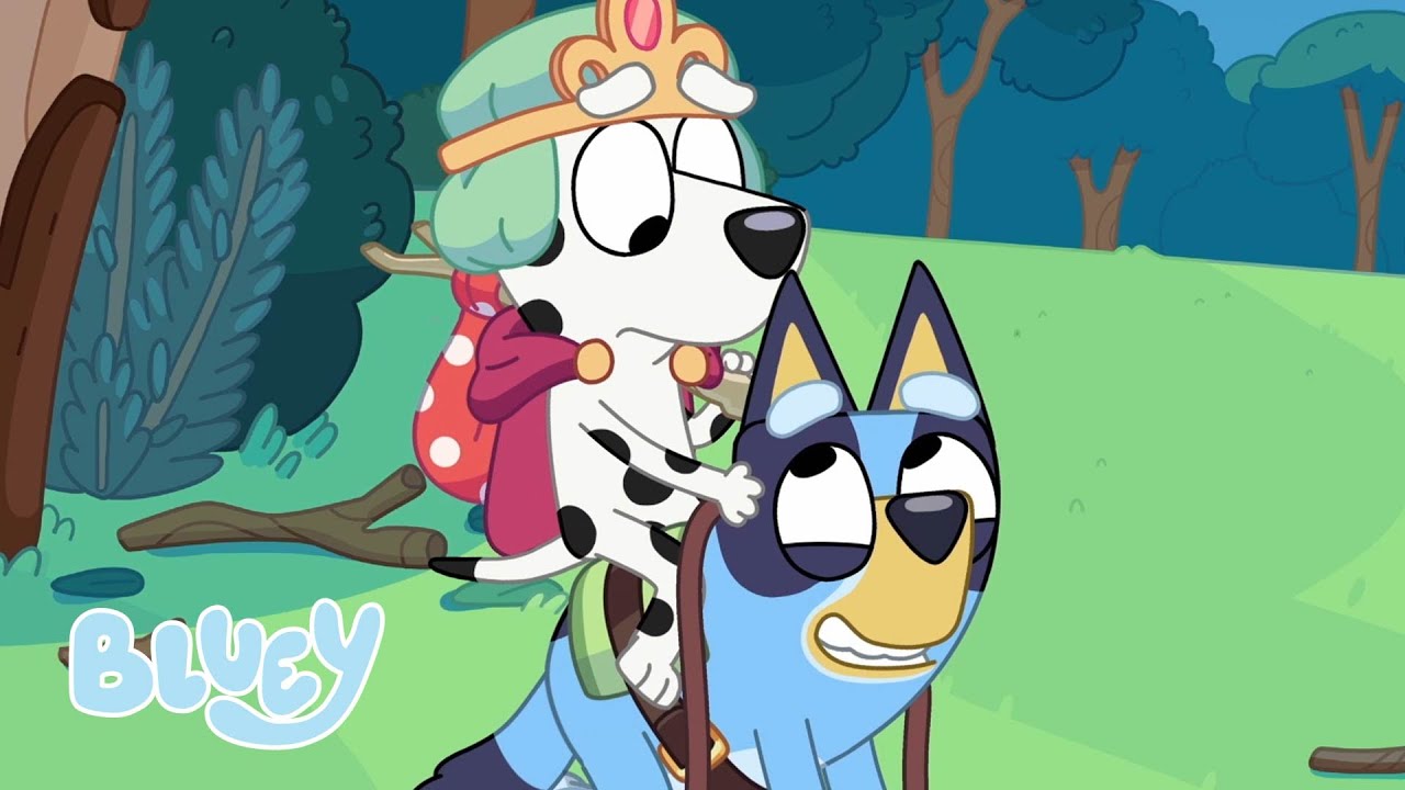 Princess Bluey and Honey Horse go on an Adventure! | The Adventure | Bluey