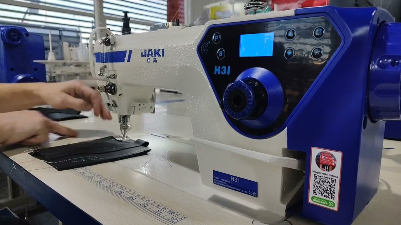 Maquina Doble arrastre JAKI H-31 Lubricaci&oacute;n Autom&aacute;tica