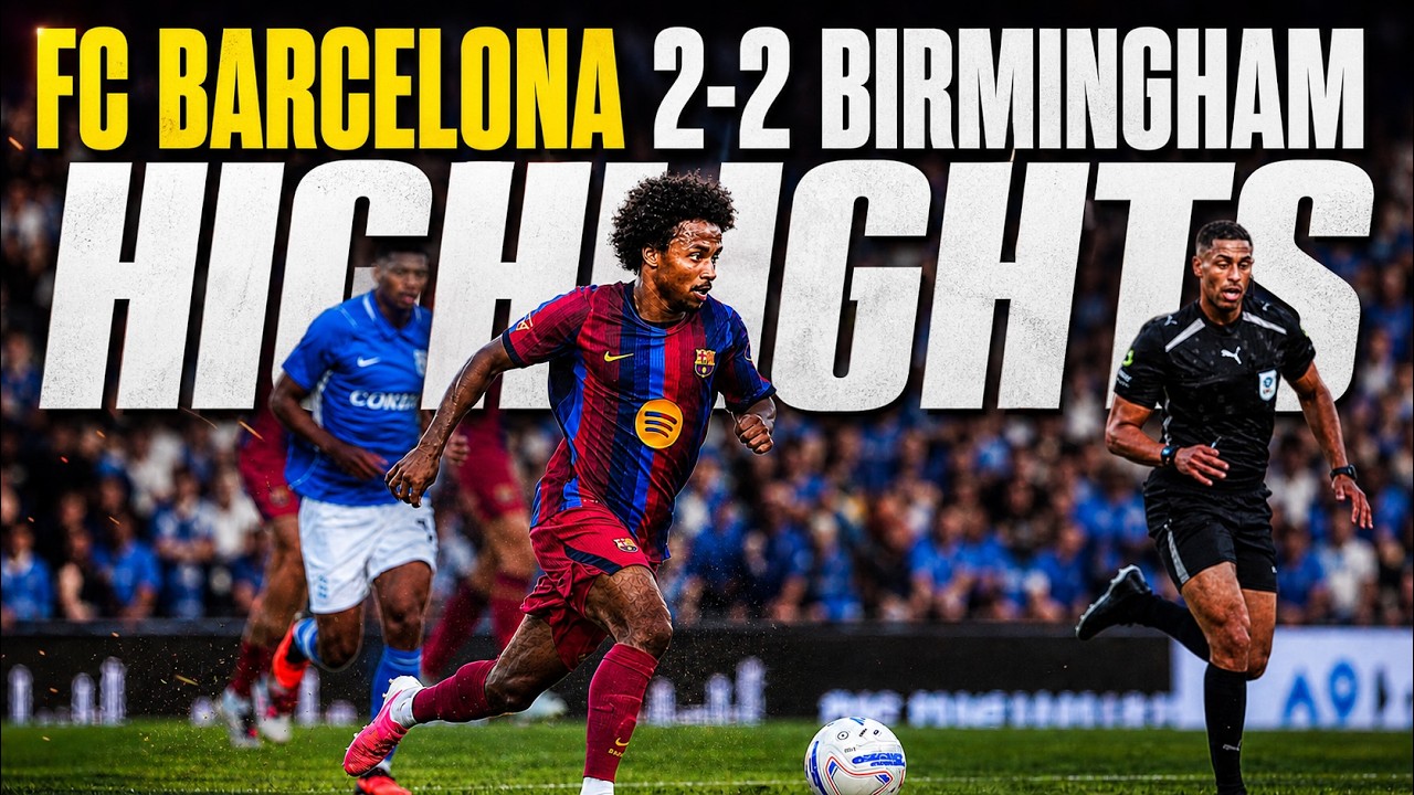 🔥 Bar&ccedil;a 2-2 Birmingham | DOBLETE Hamza ⚽ + penaltis &eacute;picos 😱 (Highlights)