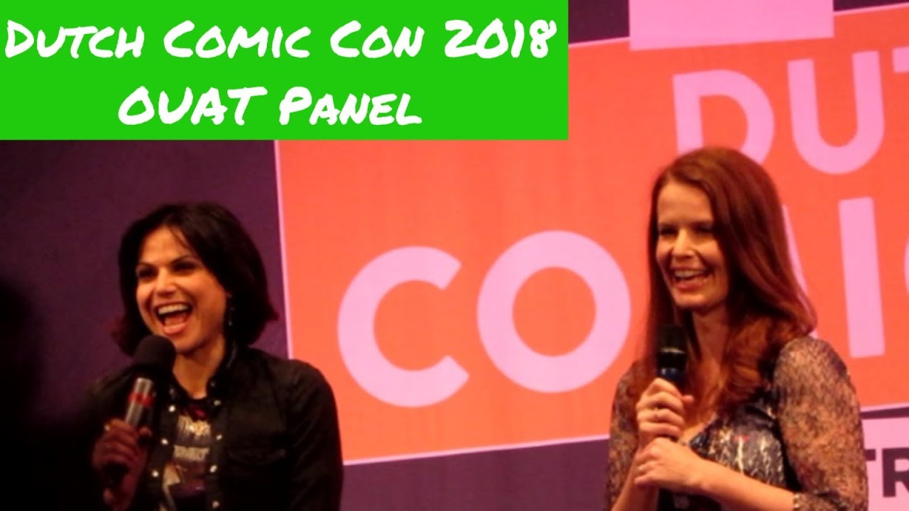 Lana Parrilla & Rebecca Mader panel Dutch Comic Con 2018