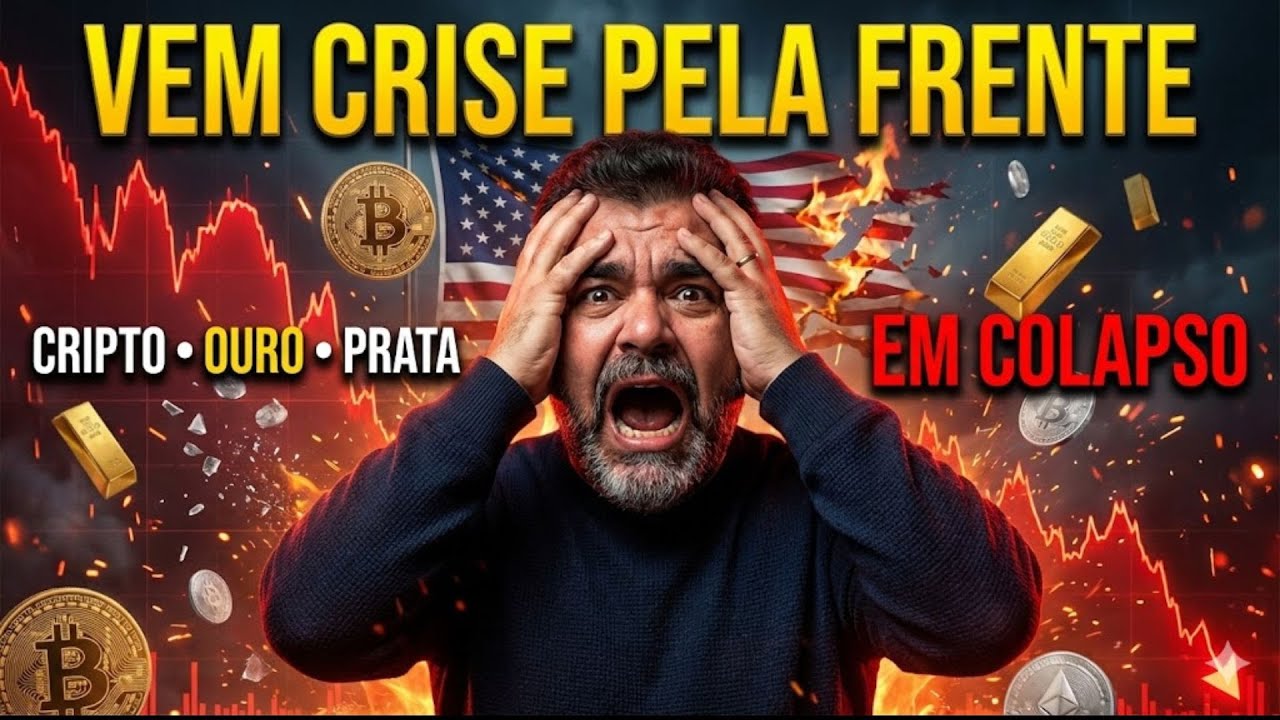 O GRANDE COLAPSO COMEÇOU! Por que Bitcoin, Ouro e Prata estão DERRETENDO juntos?