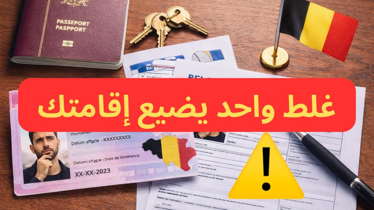 ️ ⚠️الإقامة في بلجيكا 2026خطوة بخطوة | أخطر أخطاء العرب قبل الاستقرار 🇧🇪#بلجيكا #العرب_في_بلجيكا