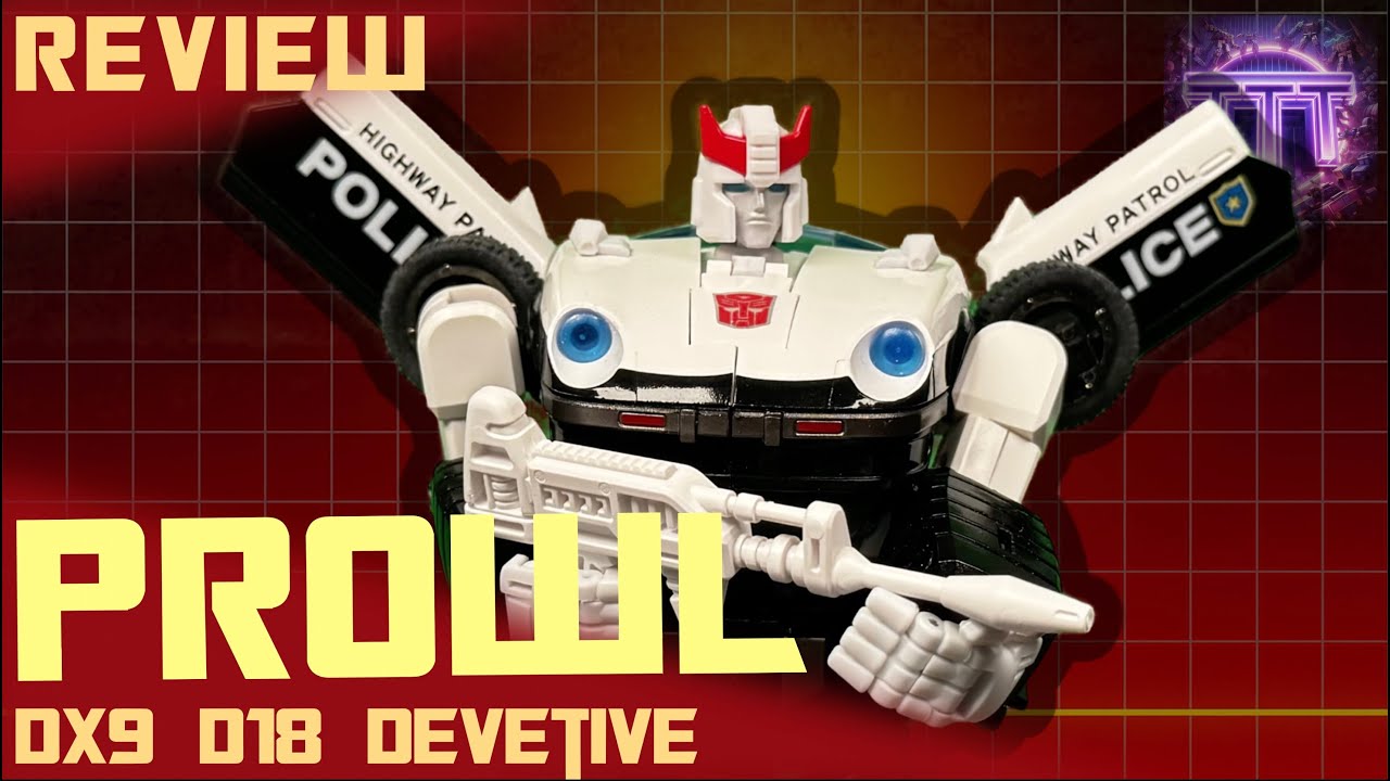 Большой мозг в маленьком роботе! Обзор DX9 D18 Devetive (Prowl) | ToyTesterTeo