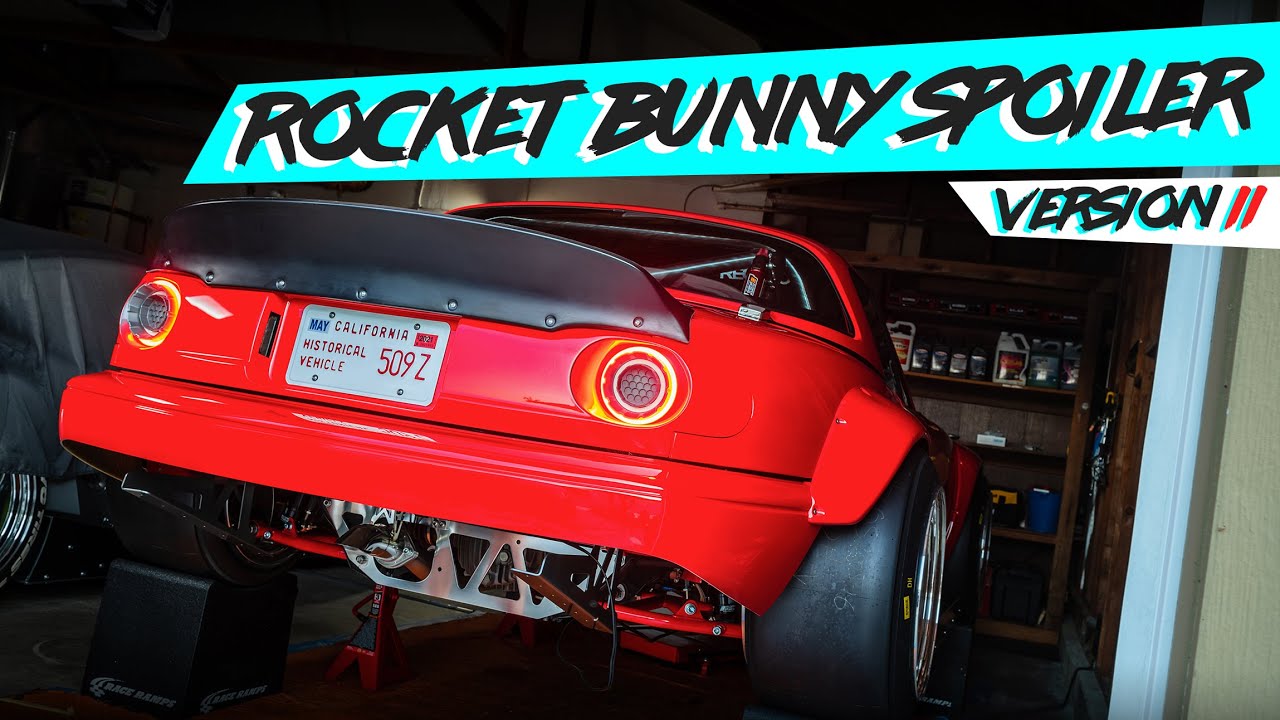 ROCKET BUNNY V2 SPOILER INSTALL | #OMGMIATA | EP56 | [4K60]