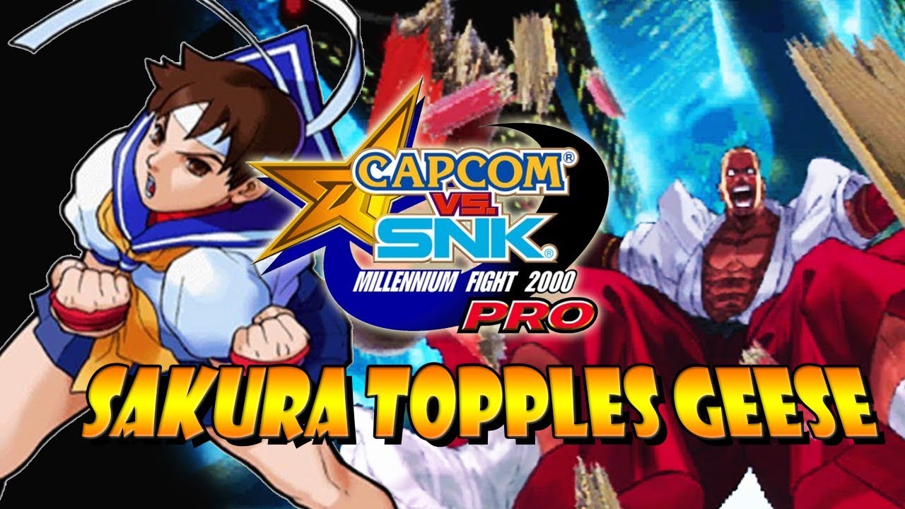SAKURA TOPPLES GEESE - Sakura Legacy: Capcom Vs. SNK Pro (Dreamcast)