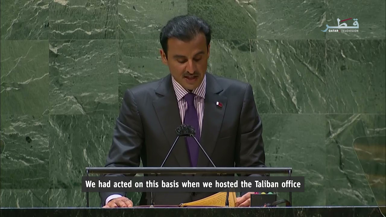 كلمة حضرة صاحب السمو خلال الجلسة الافتتاحية لاجتماعات الدورة الـ 76 للجمعية العامة للأمم المتحدة