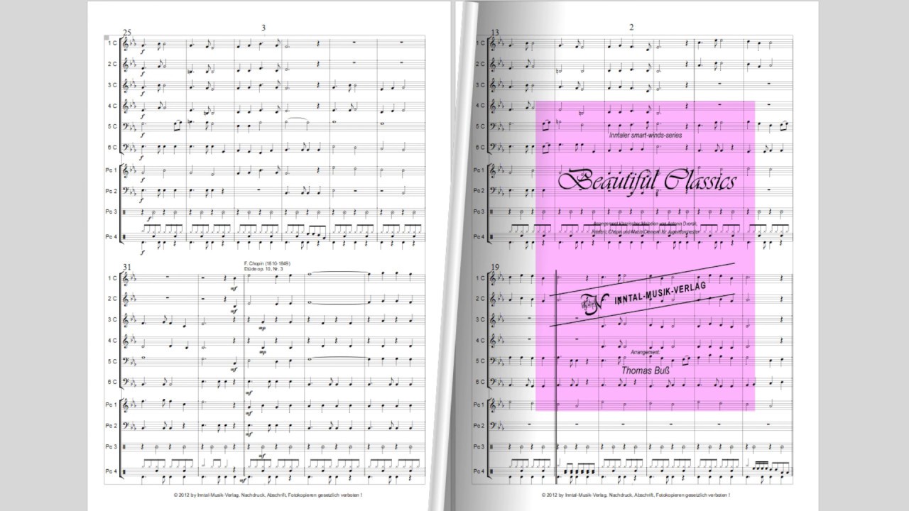 Beautiful Classics  Arr. Thomas Buß
