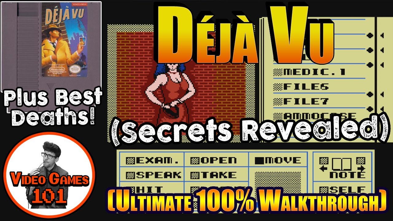 Прохождение Déjà Vu для NES | 100% руководство (плюс лучшие смерти) | Видеоигры 101