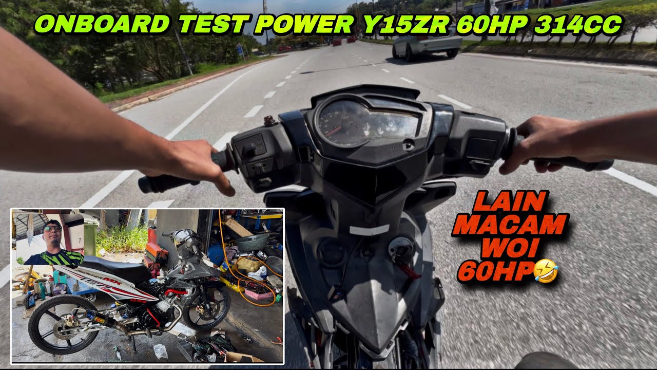 Y15ZR 314CC 60HP ONBOARD TEST RIDE | PADU SGT SAMPAI…