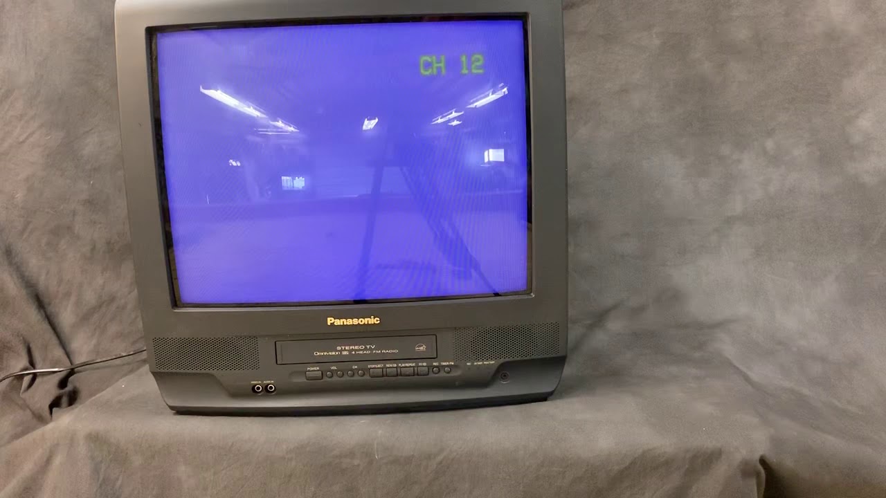 Panasonic 20” tv vcr combo