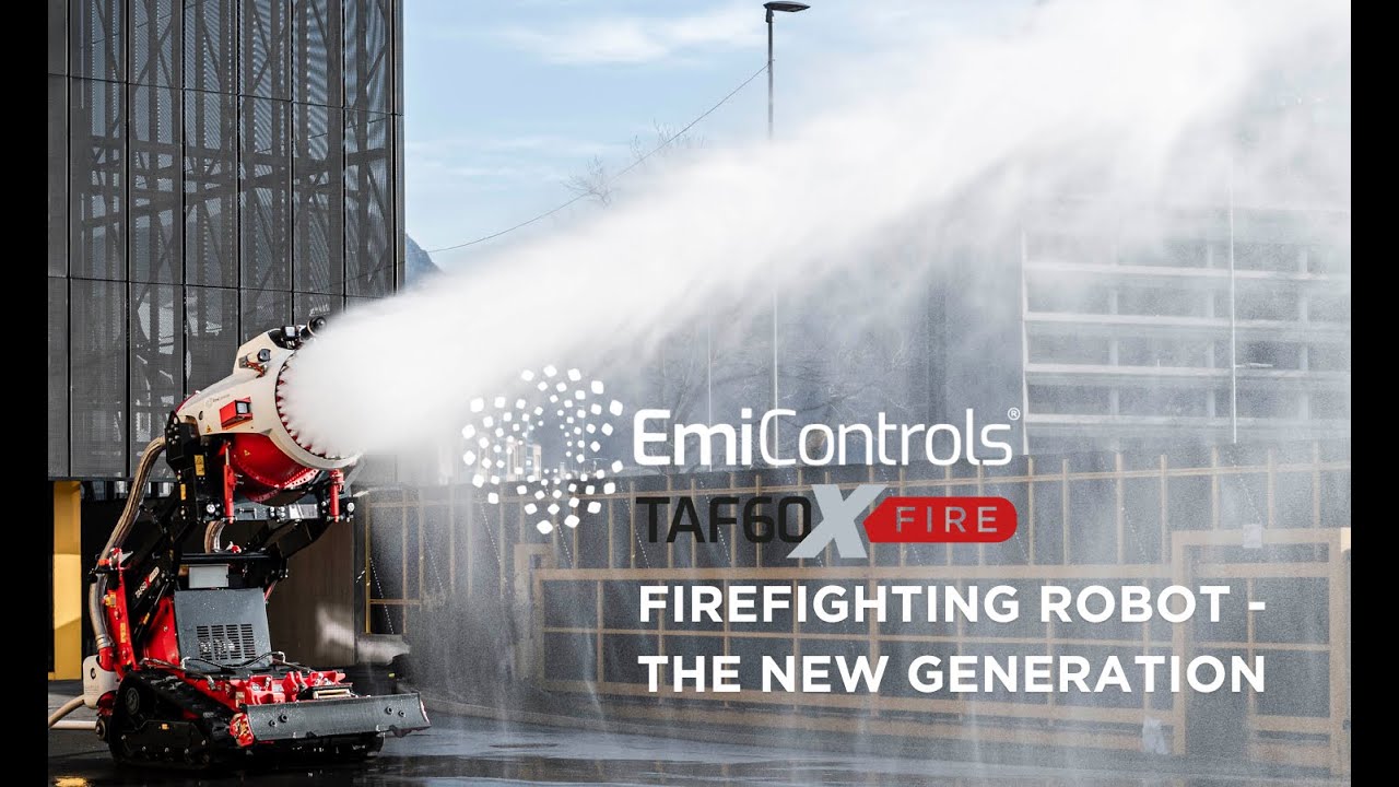 The new Firefighting Robot TAF60X: maximum Flexibility when fighting Fires thanks to Head Monitor