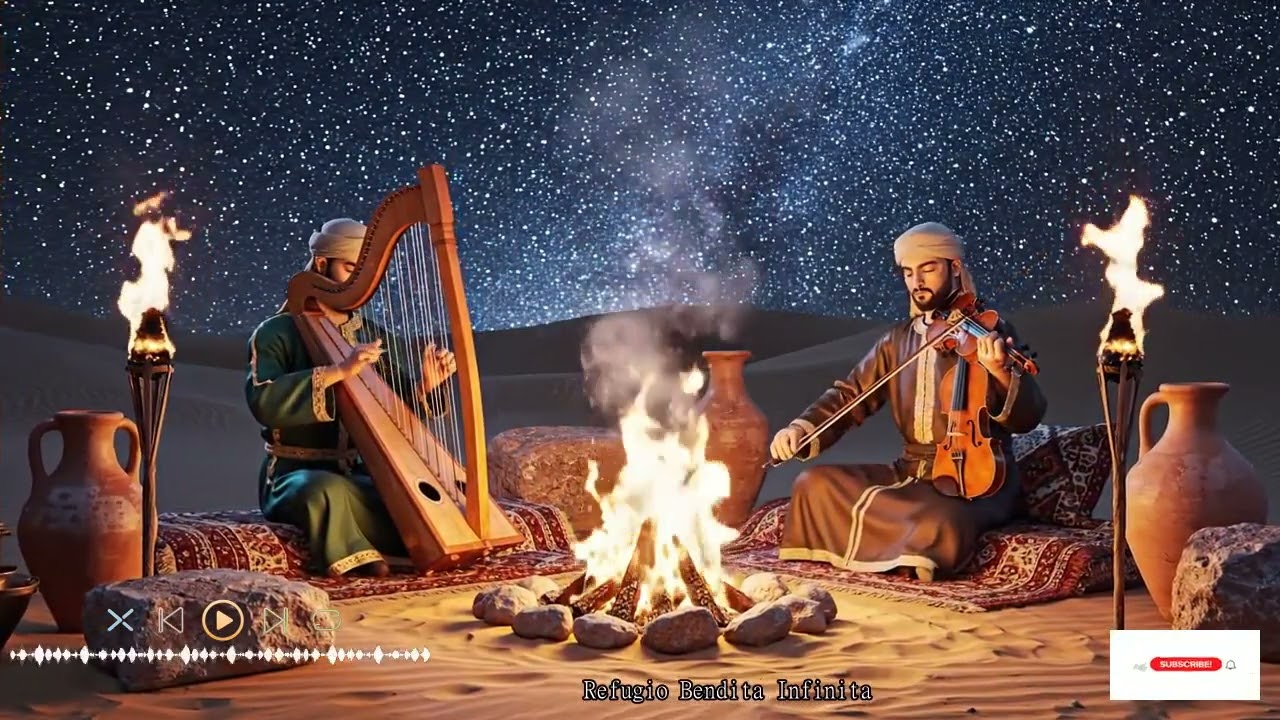 🌠 Viol&iacute;n Sagrado con Arpa Prof&eacute;tica | Melod&iacute;as de Fe y Paz Interior