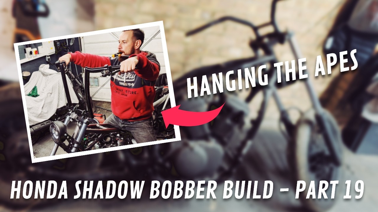Honda Shadow Bobber Build | Part 19 - Fitting the Bars and Controls
