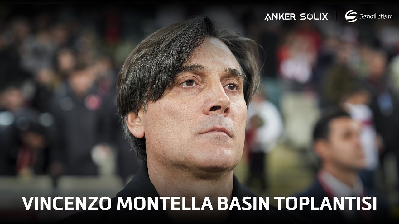 Vincenzo Montella Bulgaristan Ma&ccedil;ı Sonrası Basın Toplantısı D&uuml;zenliyor!