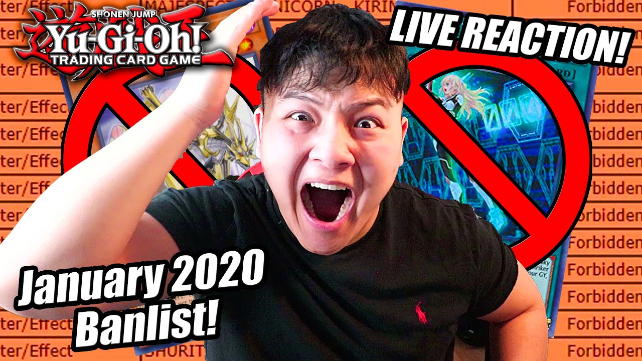 Yu-Gi-Oh! OFFICIAL JANUARY 2020 TCG BANLIST! LIVE REACTION! KONAMI BANNED EVERY META DECK! CRAZY!