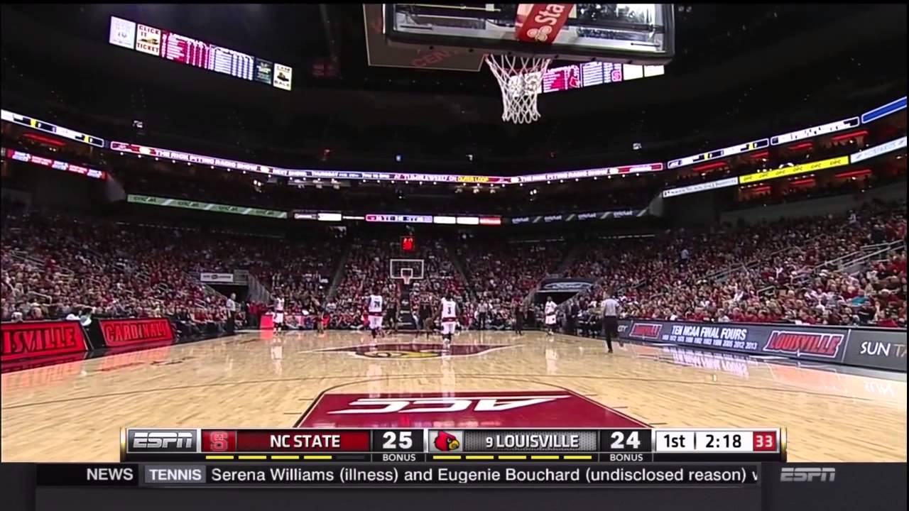 2015.02.14 NC State Wolfpack at Louisville Cardinals Basketball