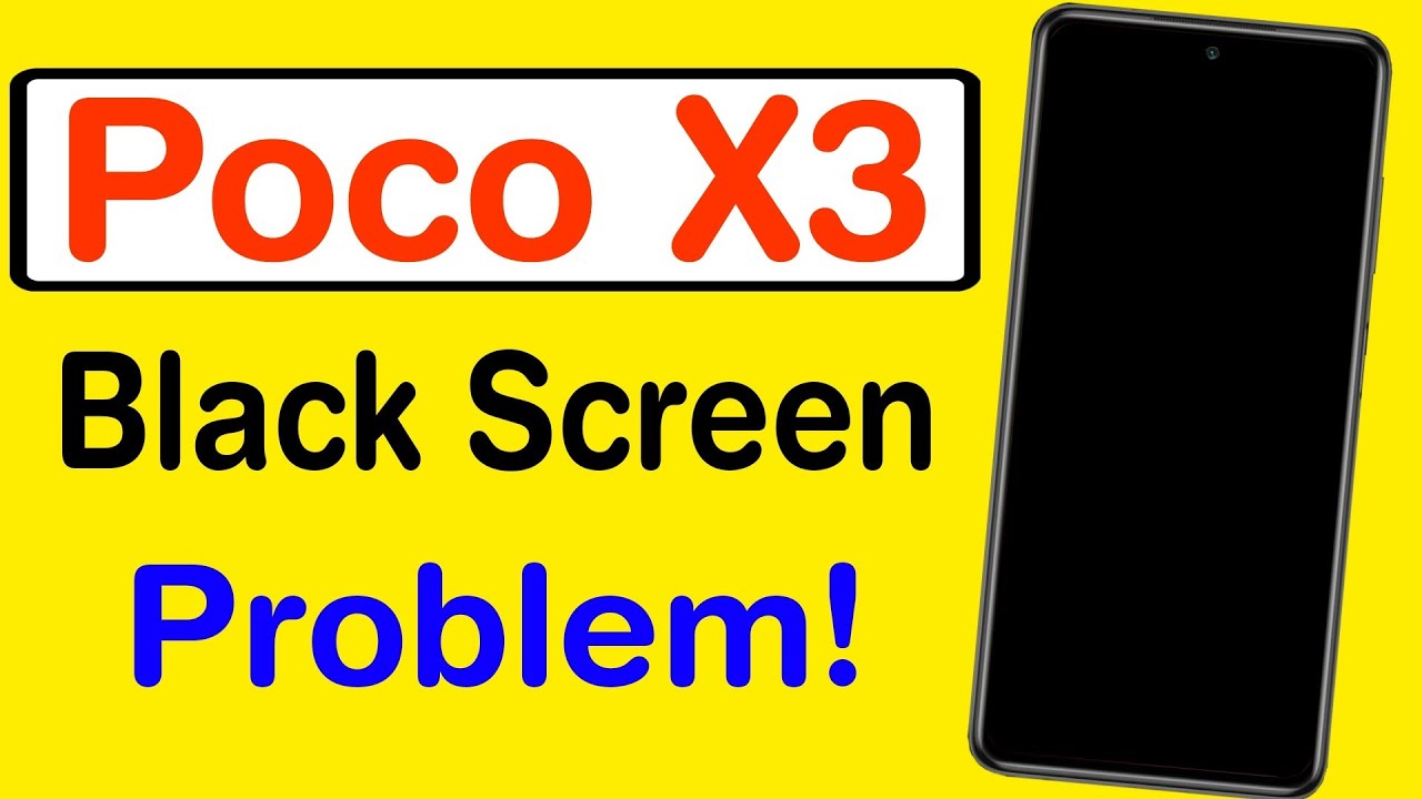 How to Fix Poco X3 Black Screen Problem | Poco X3 Stuck On A Black Screen Solution