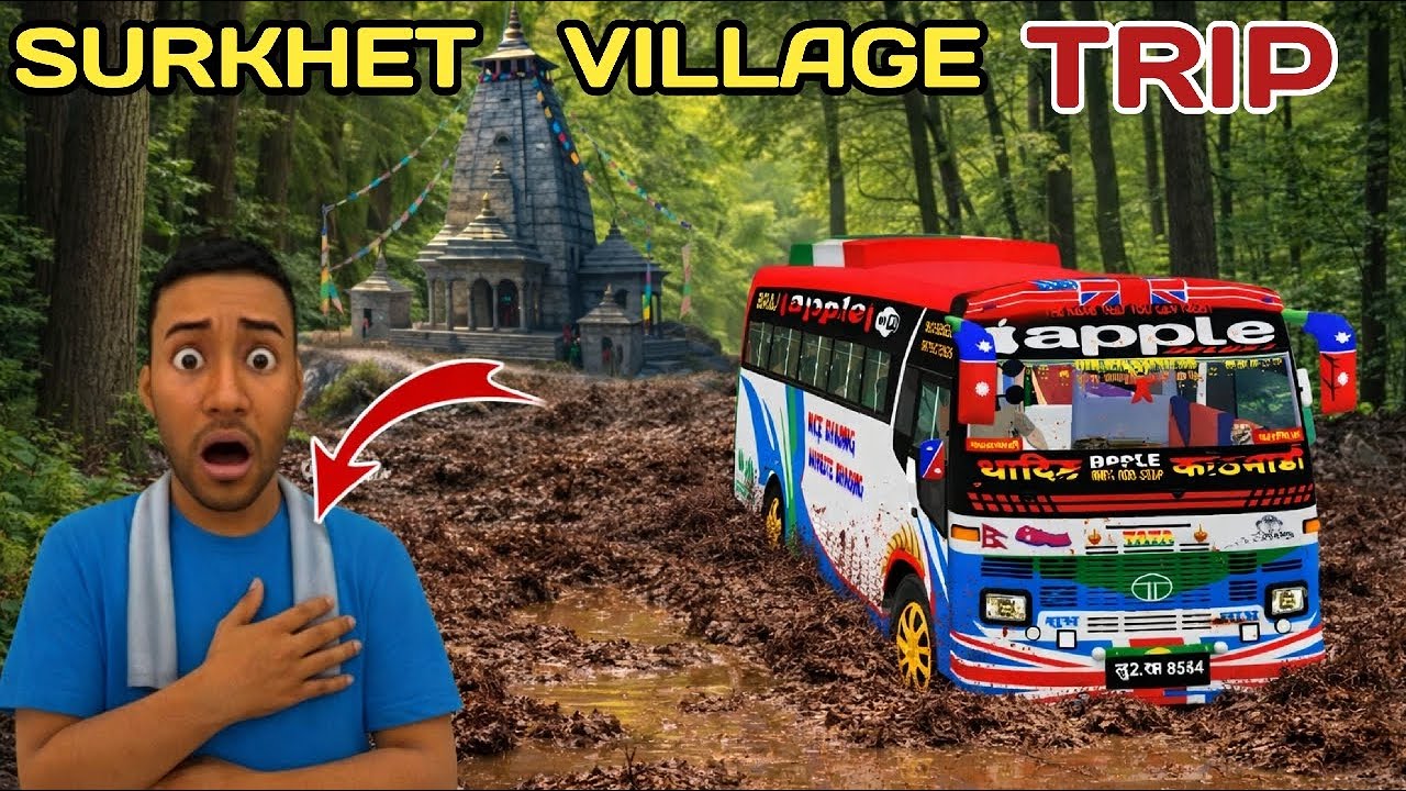 NEPALI BUS SIMULATOR INDONESIA DANGEROUS ROADS🔥 | #nepalibusimulator #shortlive #shortsfeed #shorts