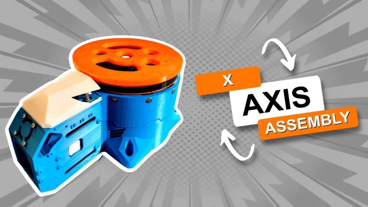 DIY robotic arm - X axis assembly