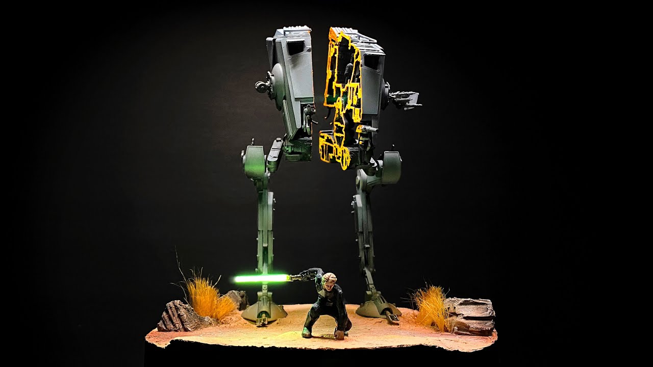 Luke Splits an AT-ST | Skywalker vs. Chicken Walker